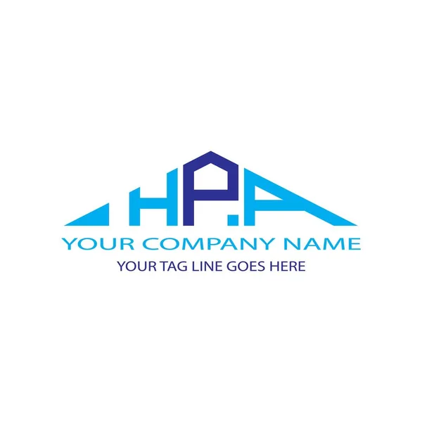 Hpa Letter Logo Creative Design Vector Graphic — Stock Vector