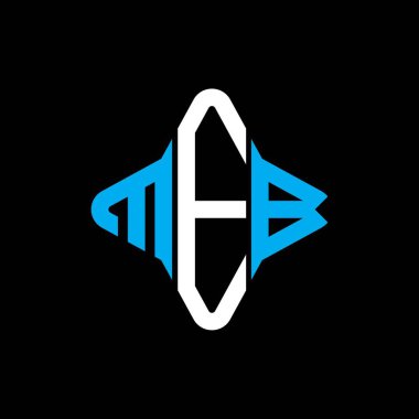 MEB harf logosu vektör grafikli yaratıcı tasarım
