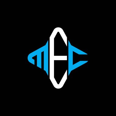 MEC harf logosu vektör grafikli yaratıcı tasarım