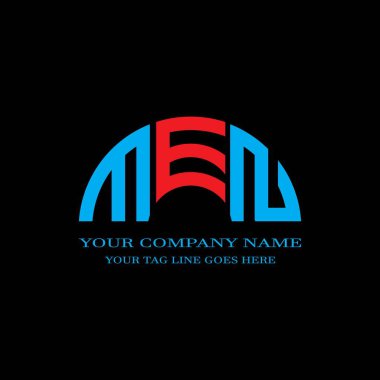 Vektör grafikli erkek harfi logosu yaratıcı tasarımı