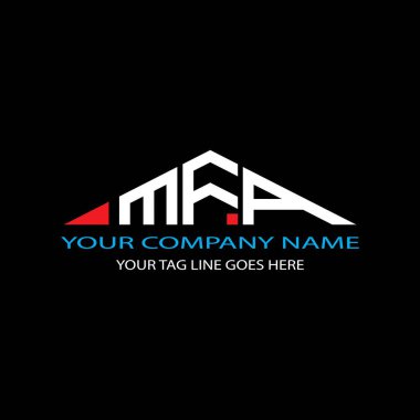 MFA harf logosu vektör grafikli yaratıcı tasarım