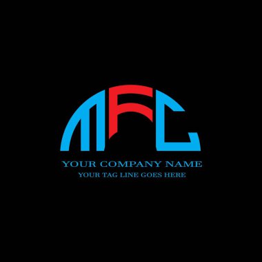 MFC harf logosu vektör grafikli yaratıcı tasarım