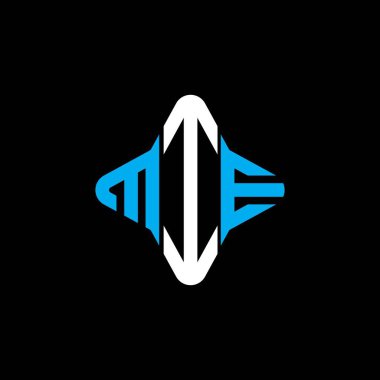 MIE harf logosu vektör grafikli yaratıcı tasarım