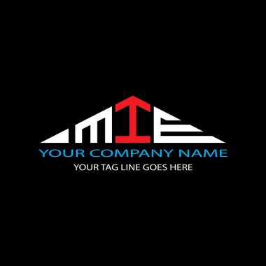 MIE harf logosu vektör grafikli yaratıcı tasarım