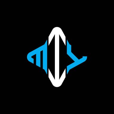 MIY harf logosu vektör grafikli yaratıcı tasarım