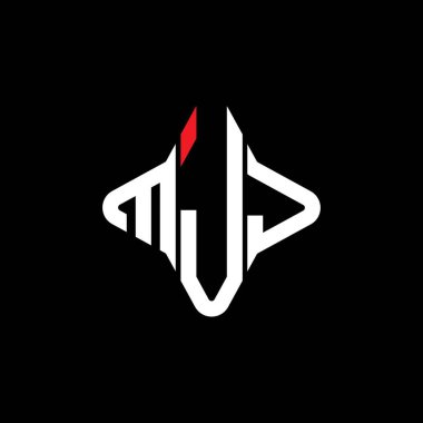 MJJ harf logosu vektör grafikli yaratıcı tasarım