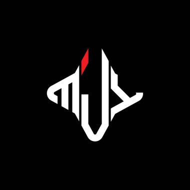 MJY harf logosu vektör grafikli yaratıcı tasarım