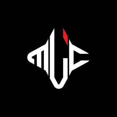 MLC harf logosu vektör grafikli yaratıcı tasarım