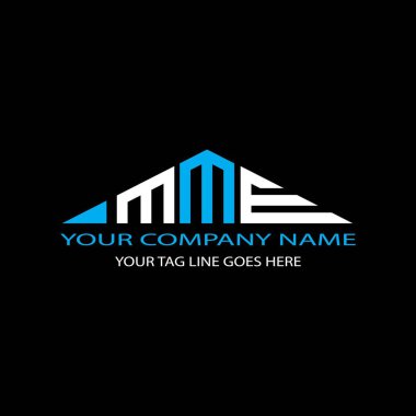 MME harfi logosu vektör grafikli yaratıcı tasarım