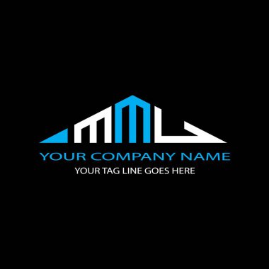 Vektör grafikli MMU harf logosu yaratıcı tasarımı