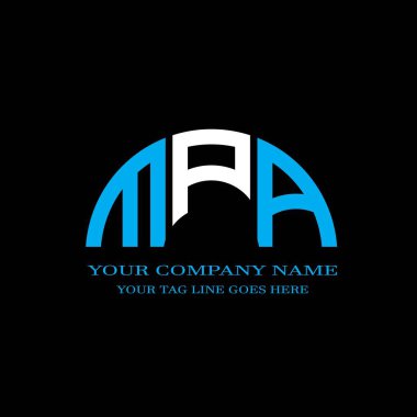 MPA harf logosu vektör grafikli yaratıcı tasarım