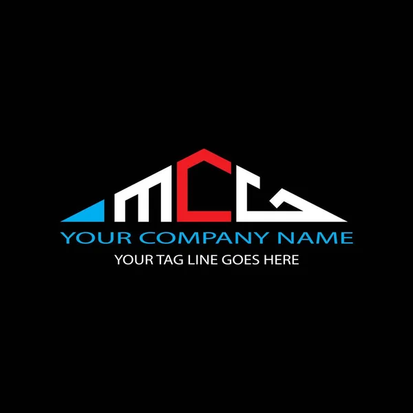 Mcg Letter Logo Creative Design Vector Graphic — Stock Vector