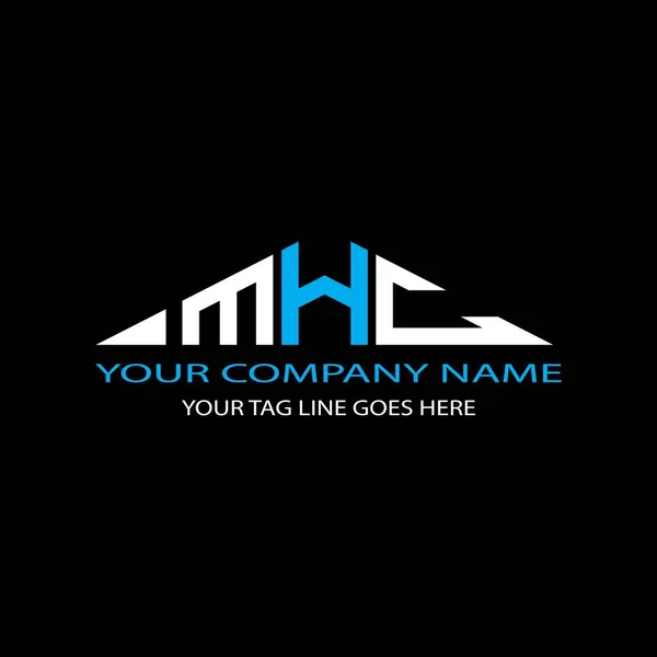 Logo Listu Mhb Kreatywny Design Grafiką Wektorową — Wektor stockowy