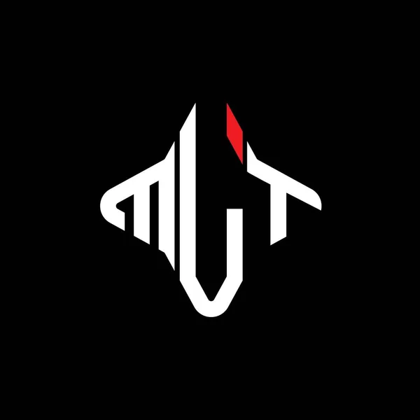 Mlt Letter Logo Creative Design Vector Graphic — Stock Vector