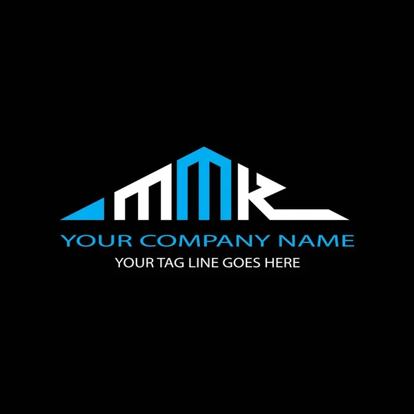 Mmk Brev Logotyp Kreativ Design Med Vektor Grafik — Stock vektor