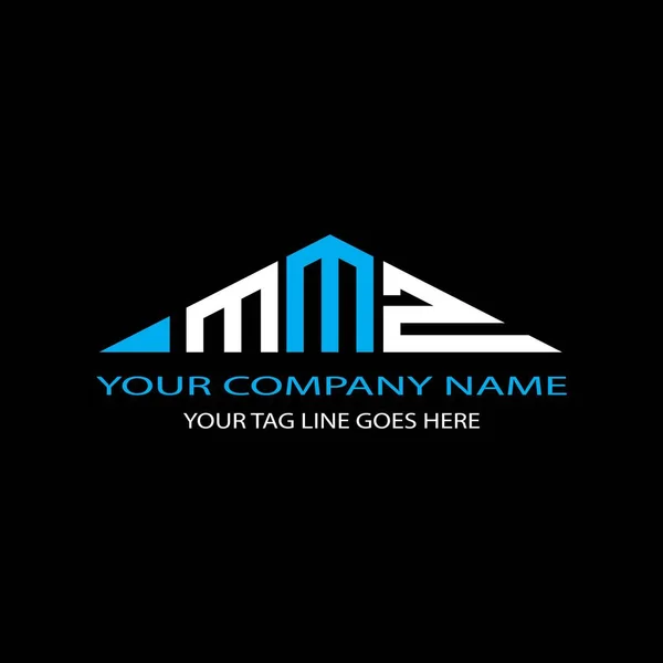 Logo Mmz Litera Kreatywny Design Grafiką Wektorową — Wektor stockowy