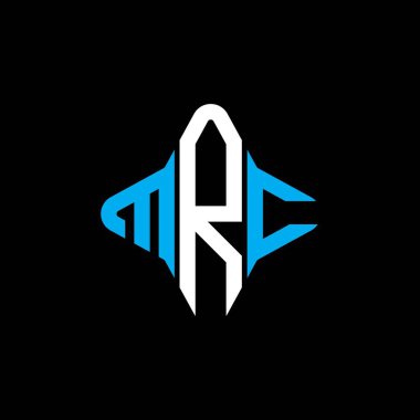 MRC harf logosu vektör grafikli yaratıcı tasarım