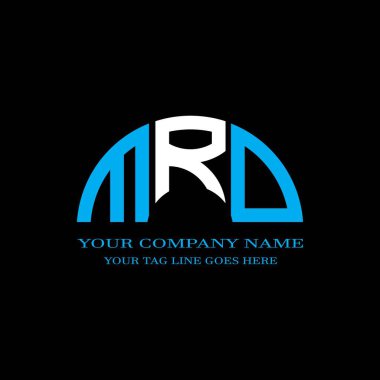 MRD harf logosu vektör grafikli yaratıcı tasarım