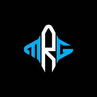 MRG harfi logosu vektör grafikli yaratıcı tasarım