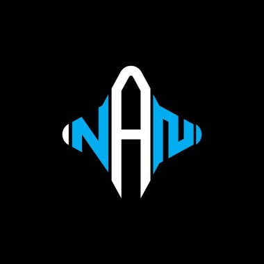 NAN letter logo creative design with vector graphic