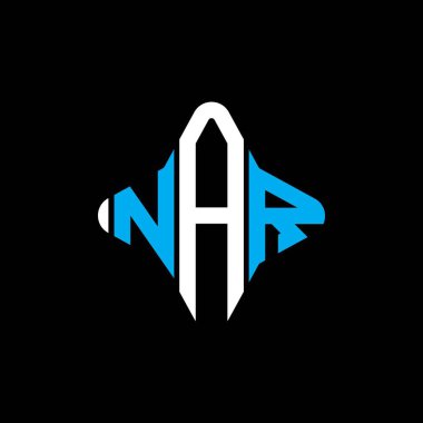 NAR letter logo creative design with vector graphic