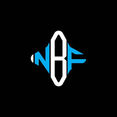 NBF letter logo creative design with vector graphic