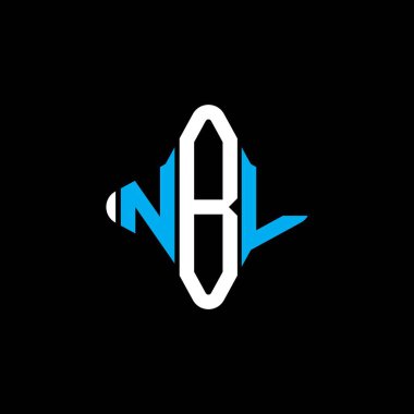 NBK letter logo creative design with vector graphic