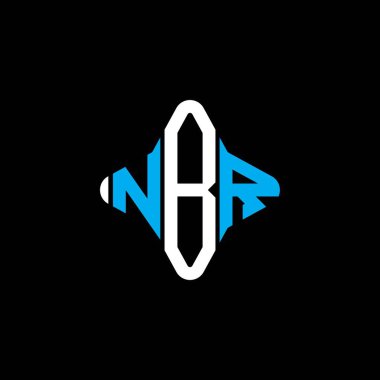 NBR letter logo creative design with vector graphic