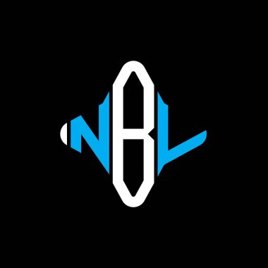 NBV letter logo creative design with vector graphic