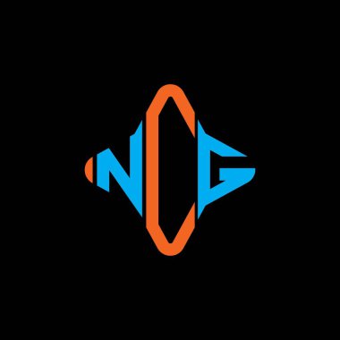 NCG letter logo creative design with vector graphic