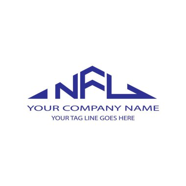 NFU letter logo creative design with vector graphic
