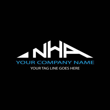 NHA letter logo creative design with vector graphic