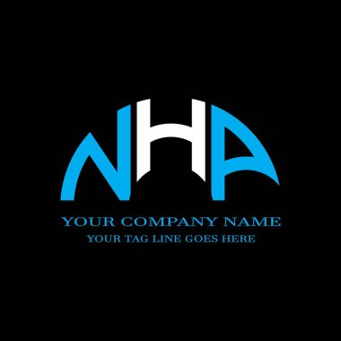 NHP letter logo creative design with vector graphic