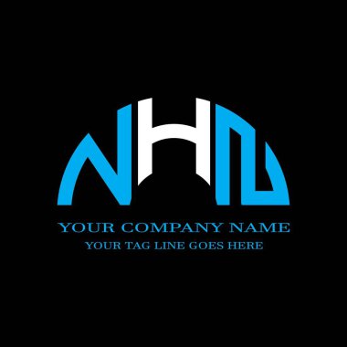 NHN letter logo creative design with vector graphic