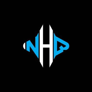 NHQ letter logo creative design with vector graphic