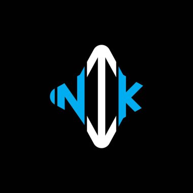 NIK letter logo creative design with vector graphic