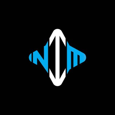 NIM letter logo creative design with vector graphic