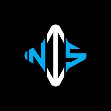 NIS letter logo creative design with vector graphic
