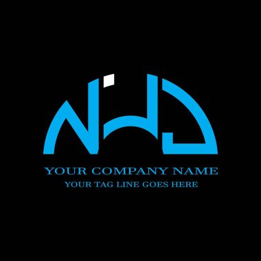 NJJ letter logo creative design with vector graphic