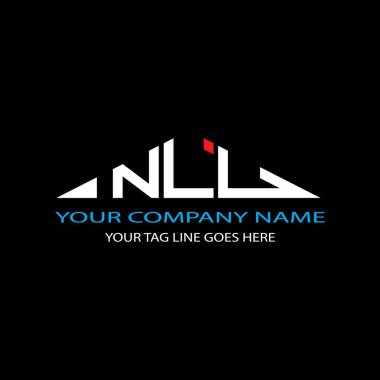 NLU letter logo creative design with vector graphic