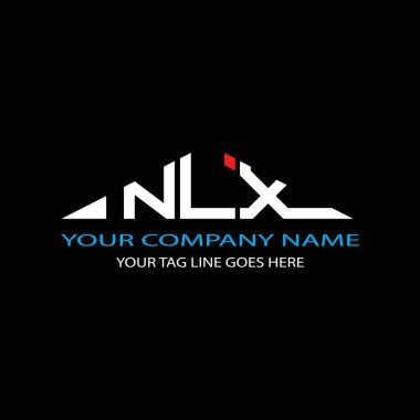 NLX letter logo creative design with vector graphic