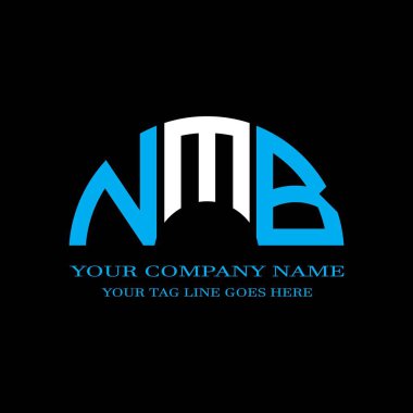 NMB letter logo creative design with vector graphic