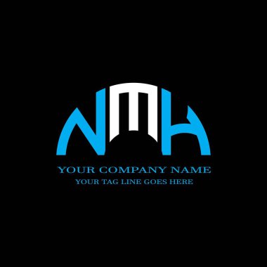 NMH letter logo creative design with vector graphic