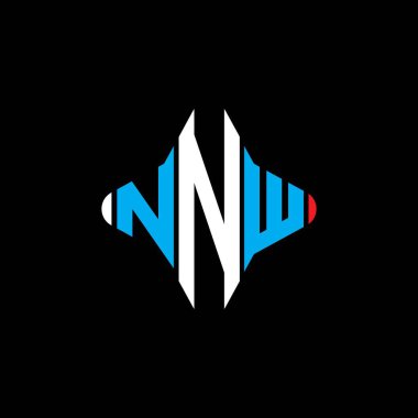 NNW letter logo creative design with vector graphic