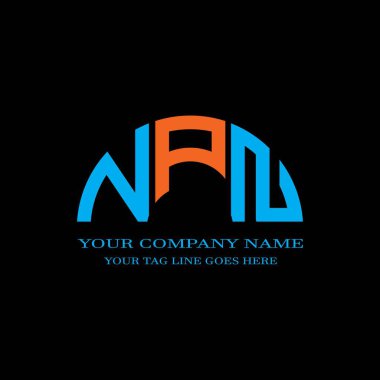 NPN letter logo creative design with vector graphic