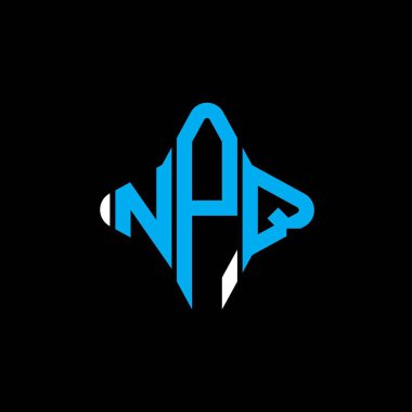 NPQ letter logo creative design with vector graphic