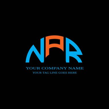 NPR letter logo creative design with vector graphic