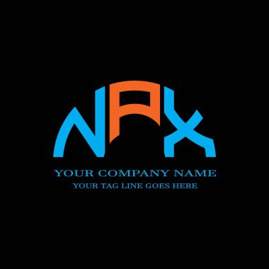 NPX letter logo creative design with vector graphic