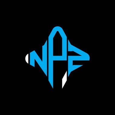 NPZ letter logo creative design with vector graphic