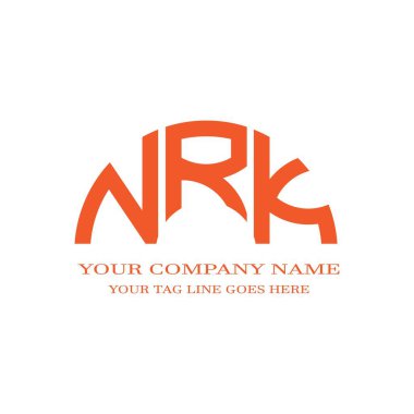 NRK letter logo creative design with vector graphic